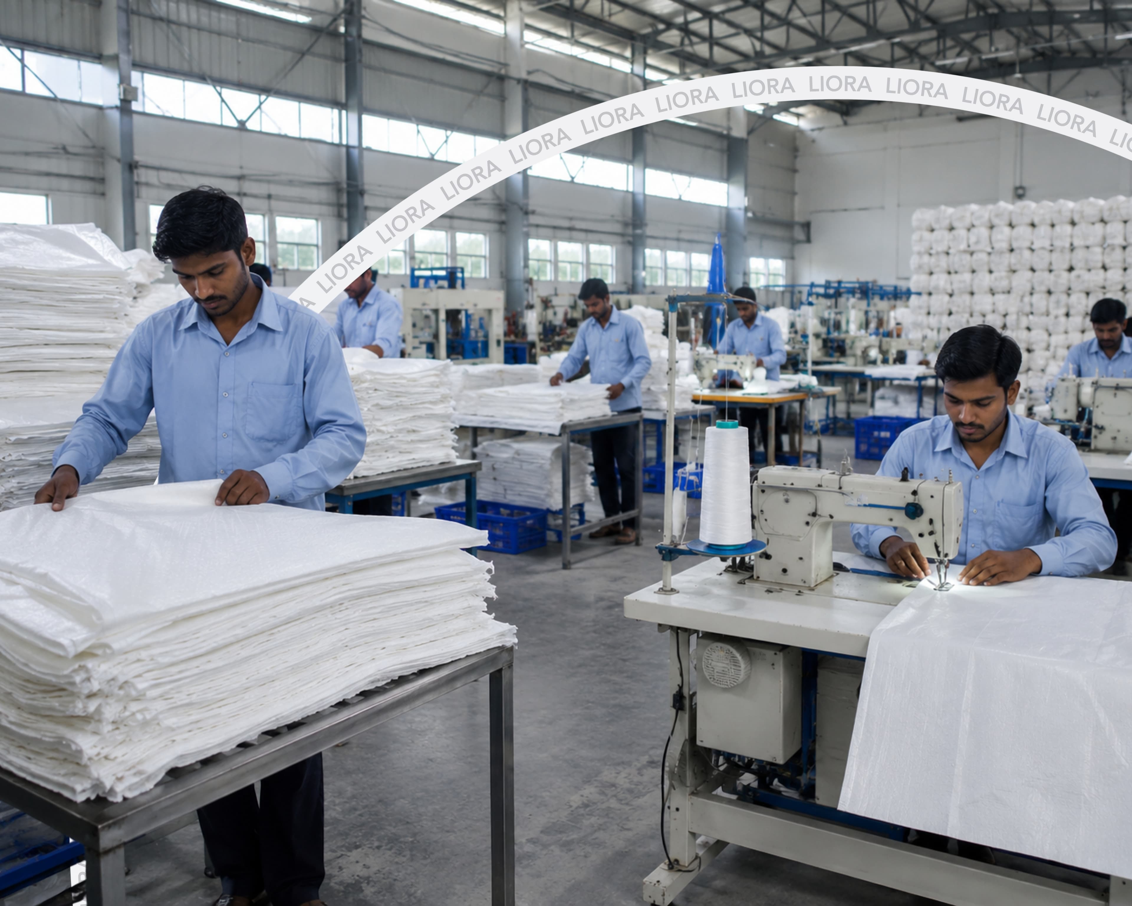 Workers Handling Production